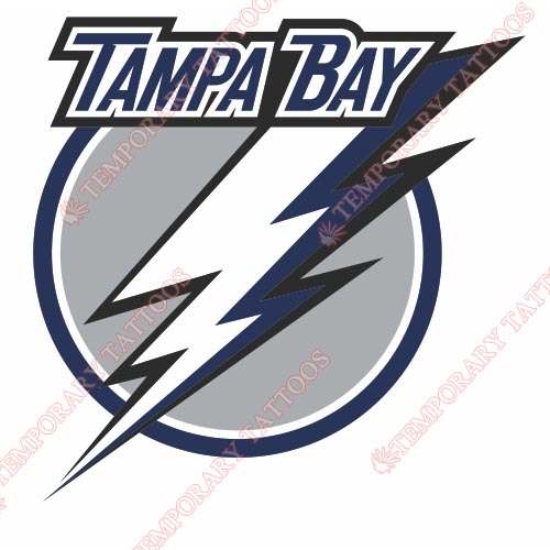 Tampa Bay Lightning Customize Temporary Tattoos Stickers NO.335